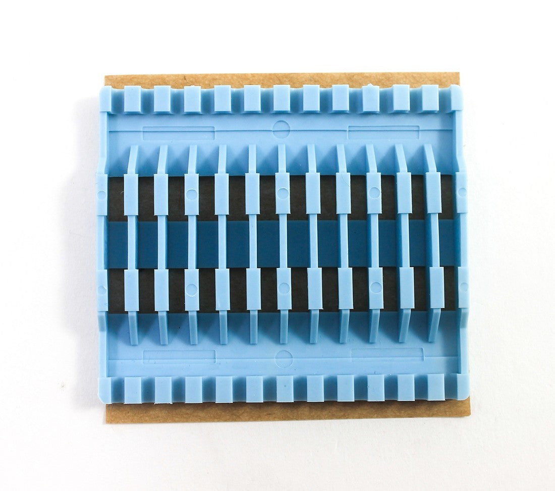 PLP 12 Count Standard Profile Tray with Elastomeric Splice Block - Fusion & Mechanical Splices