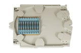 PLP 12 Count Standard Profile Tray with Elastomeric Splice Block - Fusion & Mechanical Splices