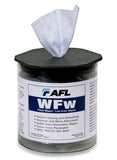 AFL 9000-03-0026MZ WFW FiberWipes, 4.25" x 2", Tub of 90