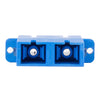 Duplex Single Mode SC Mating Sleeve, Polymer Housing, Zirconia Sleeve, Blue Color, Mfr 3M - FOSCO (Fiber Optics For Sale Co.) - 3