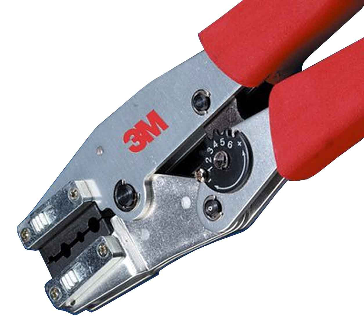 3M FC and SC Crimp Tool (Die & Handle) - Hex 0.128, 0.137, 0.190