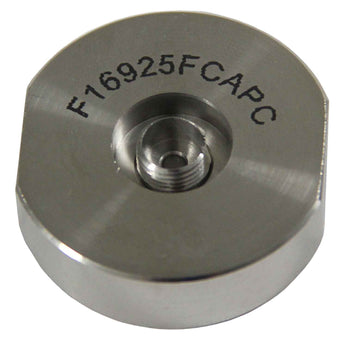 FC/APC Connector Hand Polish Puck - Stainless Steel