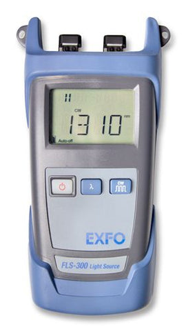 EXFO FLS-300-12D-23BL MM & SM Light Source, SC w/Carry Case