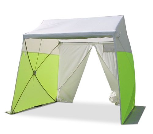 Pop N Work GS10823A Pop Up Ground Tent, 10' X 8' w/ Two Doors