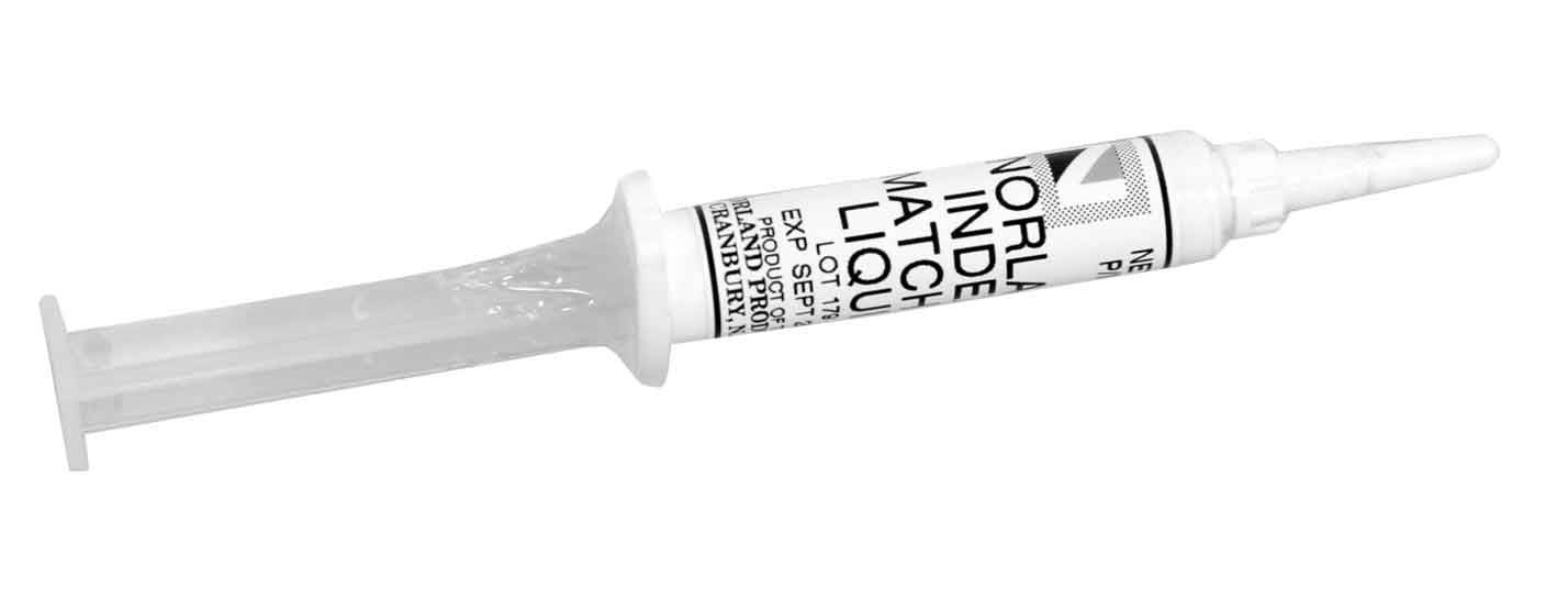 Norland Index Matching Liquid 150 - 6 gram syringe