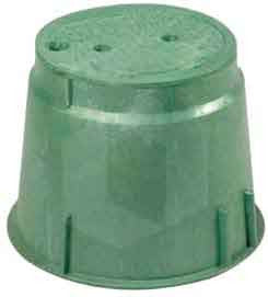Light Duty 9"diameter top with 10" diameter Bottom, HDPE base and Top cover