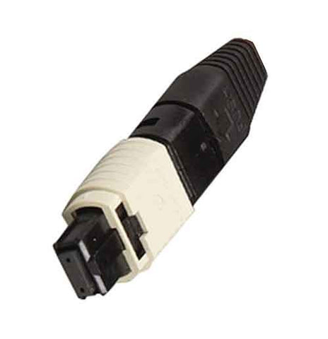 UniCam Standard-Performance Connector, MTP (pinned), 62.5 µm multimode (OM1), 12-fiber beige housing