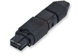 UniCam Standard-Performance Connector, MTP  (pinned), 50 µm multimode (OM2), 12-fiber black housing