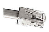 Mod Plug 8 Position 8 Conductor For Round 28/24 AWG Stranded Cable 25/pk