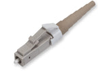 LC Connector, 62.5 µm multimode (OM1), ceramic ferrule, ceramic hardware, single pack, beige housing