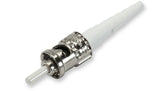 ST Compatible Connector, Single-mode (OS2), ceramic ferrule, metal hardware, single pack, metal