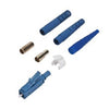 LC Connector, Single-mode (OS2), ceramic ferrule, blue housing, white boot - FOSCO (Fiber Optics For Sale Co.) - 2