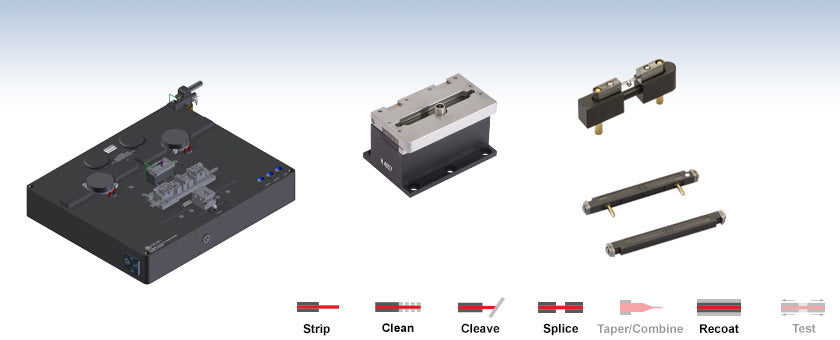TH-FFS2000PM - Fiber Stripper, Cleaner, Cleaver, Splicer, and Recoater for SM, MM, and PM Fiber - Base Unit
