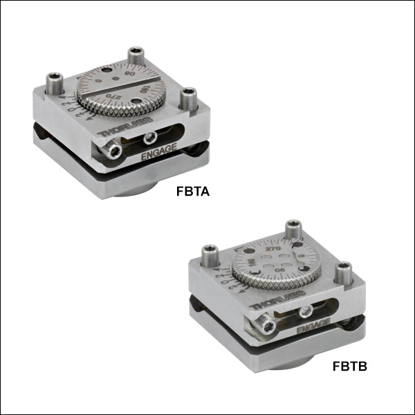 TH-FBTB-M - Kinematic Rotation Mount for 5 mm Cube Optics, M4 Tap