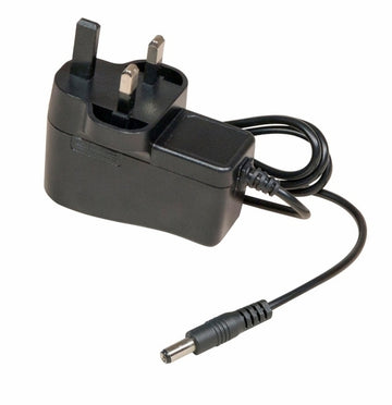 ACUK-12V - AC 90-240V input power adapter for FRM220, FIB1 and FMC series converters, UK 230V 3 pin plug