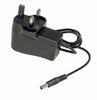 ACUK-12V - AC 90-240V input power adapter for FRM220, FIB1 and FMC series converters, UK 230V 3 pin plug