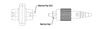 TH-ADAFCPMB4 - FC/PC to FC/PC or FC/APC to FC/APC Dual L-Bracket Mating Sleeve, Narrow Precision Key (2.0 mm)
