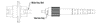 TH-ADAFCB5 - FC/PC to FC/PC Quadruple L-Bracket Mating Sleeve, Wide Key (2.2 mm)