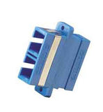 SC SINGLEMODE FIBER COUPLER, CERAMIC, COMPOSITE FLANGED, DUPLEX (WITH CERAMIC ALIGNMENT INSERT)