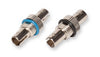 Fiber Optic Adapter, Threaded Mount, Metal Sleeve, Beige, ST Compatible, 62.5 µm multimode (OM1)