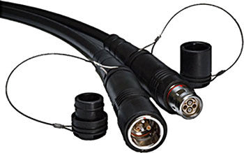LEMO SMPTE Fiber Optic HDTV Interconnection Cable Assembly,  PUW(Receptacle) to FUW(Plug), 100 Feet