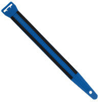 Fiber Optic Cable Tie Wraps Blue  with Foam 6 pack