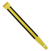 Fiber Optic Cable Tie Wraps Yellow  with Foam 6 pack