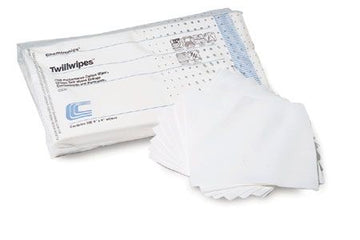 Chemtronics C900 Twillwipes 9"x9" Dry Cotton Wipes, 100 ct.