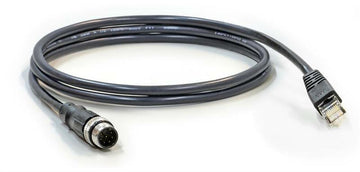 CAB-M12AM8-RJ45 - Industrial IP67 M12 8 pin threaded Amphenol connector cable for LAN (ITP switches)with RJ45 end 1m