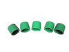 Rubber Dust Cap Covers for FC Mating Sleeve. 100 pcs/pack, Green Color