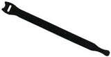 One-Wrap Wire Wrap - 1" (W) x 12" (L) Black - 25/pack