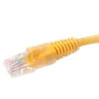 Cat5E 10 feet Patch Cable w/boots-Yellow