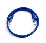 Cat6 15 feet Patchcord w/Boots, Blue