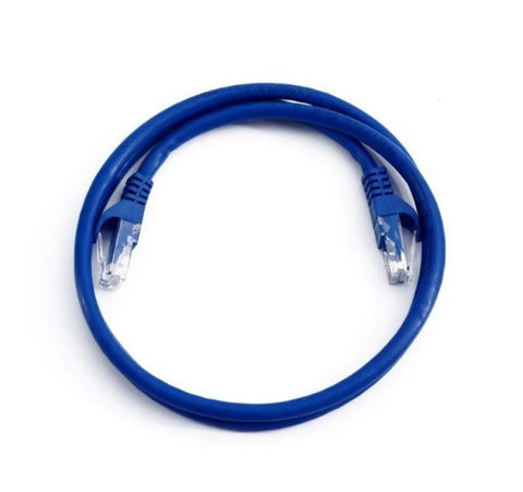 Cat6 15 feet Patchcord w/Boots, Blue