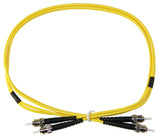 1m ST-ST Duplex 8.3/125µm single mode patch cord, UPC polish