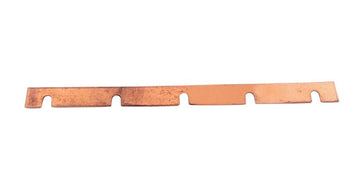 DIN-GBAR-5 - all copper grouding/earthing busbar for up to 5 POE-01-DIN protectors common ground connectivity