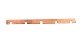 DIN-GBAR-5 - all copper grouding/earthing busbar for up to 5 POE-01-DIN protectors common ground connectivity