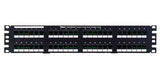 Data-Patch 10/100 Base-T Patch Panels,48-port, 3.47 in