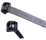 Cable Tie, 53" long, 250 lb. Minimum loop tensile strength, 15.00" maximum bundle diameter, black