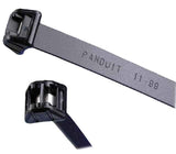 Cable Tie, 144" long, 250 lb. Minimum loop tensile strength, 44.00" maximum bundle diameter, black