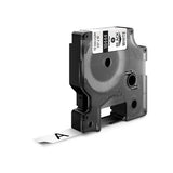 DYMO White Vinyl 1/2" Wrap Around Label For Flat Surfaces