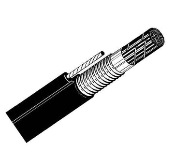 24-50P Exchange Cable BKMS Bell Solid/Aircore/Alpeth FIG8 With 1/4" Messenger