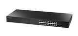 Gigabit Ethernet 16 + 2 SFP ports, L2 web-smart managed switch, rack 19"