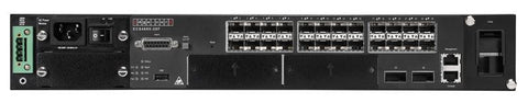 ECS4660-28F Full Gigabit Ethernet 24 SFP, 2 10G XFP ports, 2 10G expansion slots, Layer 3 managed switch, rack 19"