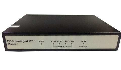 EOC-30M - Ethernet over Coax LAN Extender, managed master unit over a coaxial segment using EoCNA, shares cable with CATV