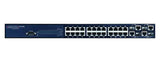 Fast Ethernet 24+4G combo ports, managed switch, rack 19"