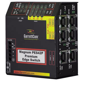 6 Port Switch, 2 MM/SC Fiber 100Mbs Ports and (4) 10/100 Mbs Ports Office Rated