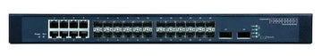 Full Gigabit Ethernet 16SFP + 8 SFP/copper combo ports, Layer 3 managed switch, rack 19"