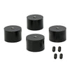 TH-AV5/M - Ø38.1 mm Sorbothane Feet, Internal M6 Mounting Thread, 4 Pieces