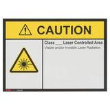 TH-LSS10C - Caution Laser Safety Sign, 10" x 14"